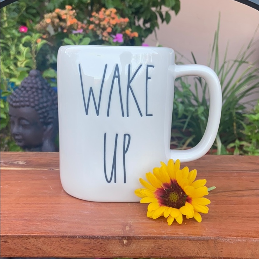 ☀️ NEW Rae Dunn “WAKE UP” Coffee Mug ☀️